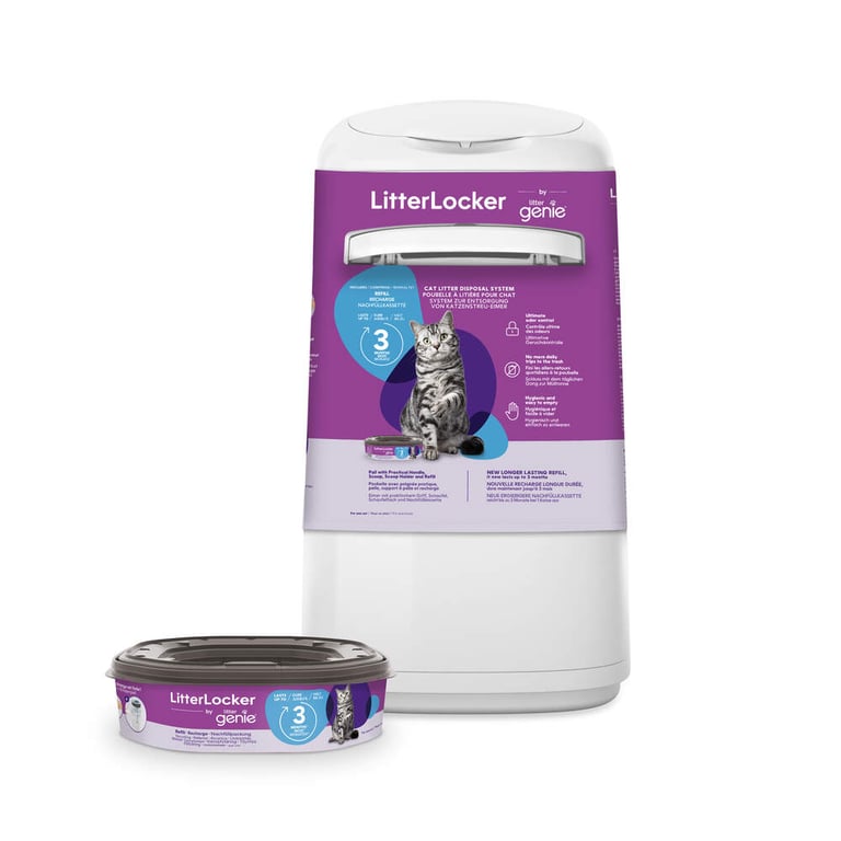 LitterLocker Genie konteineris kačių kraiko atliekoms