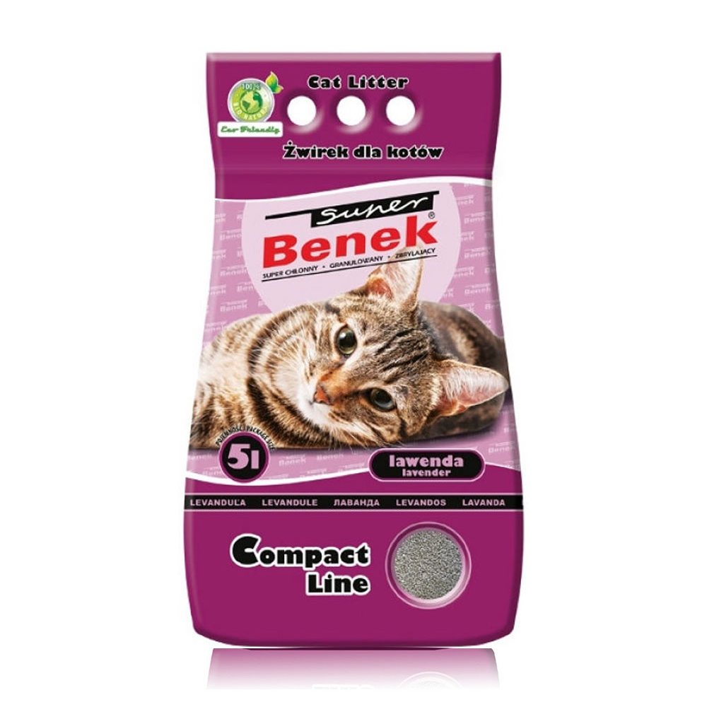 Certech Benek Compact levandų kvapo kraikas, 5 L -  1