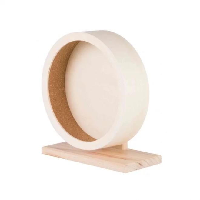 Trixie puidust jooksuratas väikeloomadele, 28 cm - Tootepilt