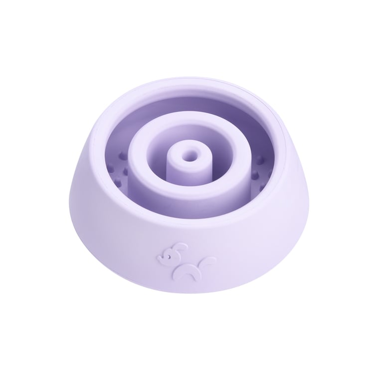 Little & Bigger šuns žaislas, Lick-a-Treat Puzzle, violetinis, 12 cm