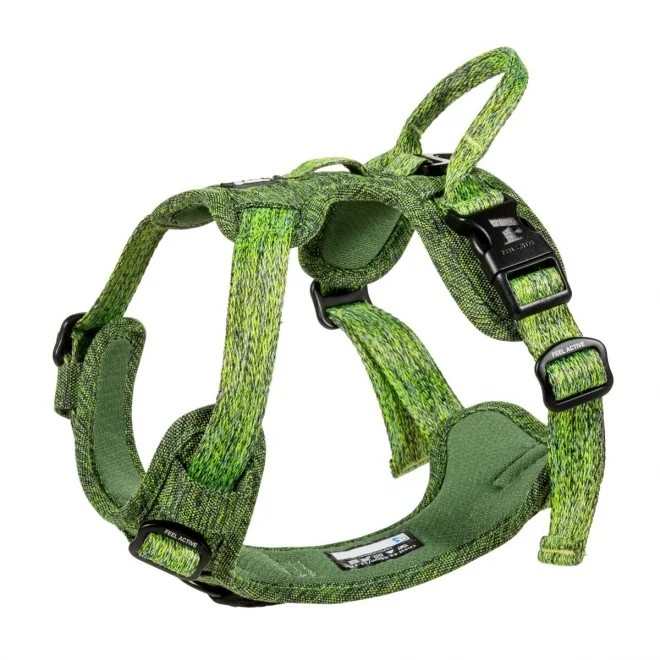 Feel Active Training Eco krūšu siksna suņiem, zaļa, S - Produkta attēls 1