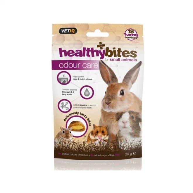 VETIQ Healthy Bites Odour Care maiused väikeloomadele, 30 g - Tootepilt