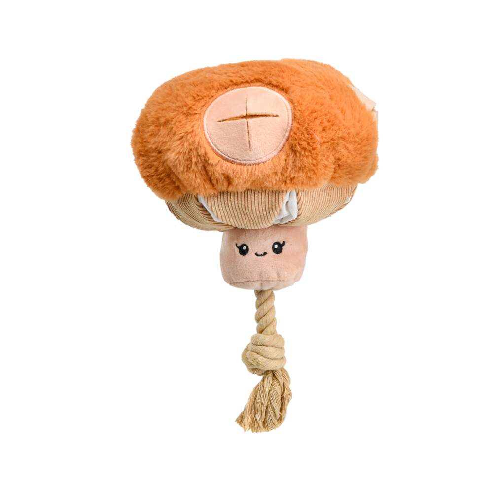 Little&Bigger Mushroom Love Mushroom ar virvi, rotaļlieta suņiem - Produkta attēls