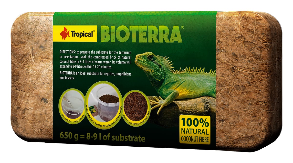 Tropical Bioterra kokoso pluošto substratas, 650g -  1