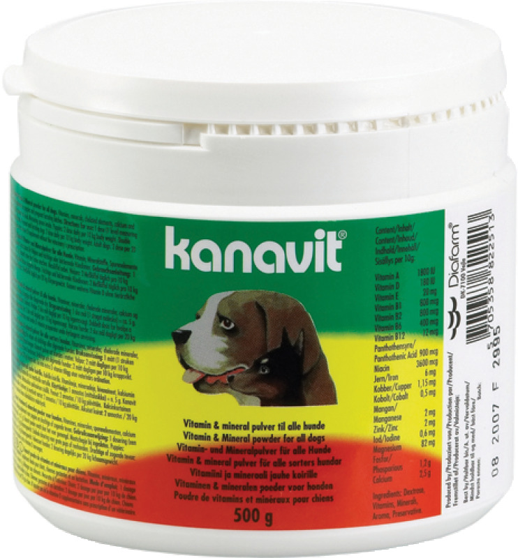 DIAFARM VIT/MIN KANAVIT PLV 500G - Tootepilt