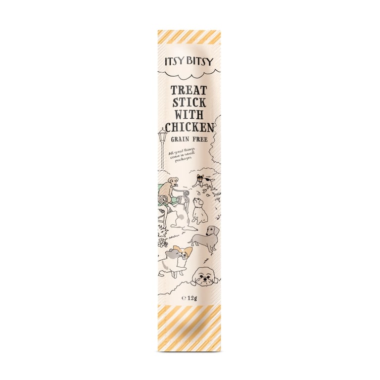 ItsyBitsy mėsos lazdelė šunims – su vištiena, 12 g