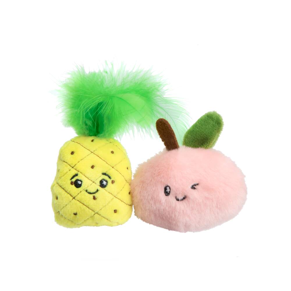 Little&Bigger JuicyVibes kassi mänguasi, virsik ja ananass, 2 tk - Tootepilt