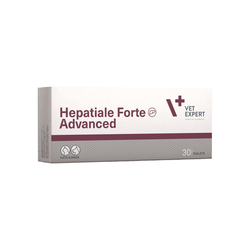 VetExpert Hepatiale Forte Advanced tabletes suņiem/kaķiem, N30 - Produkta attēls