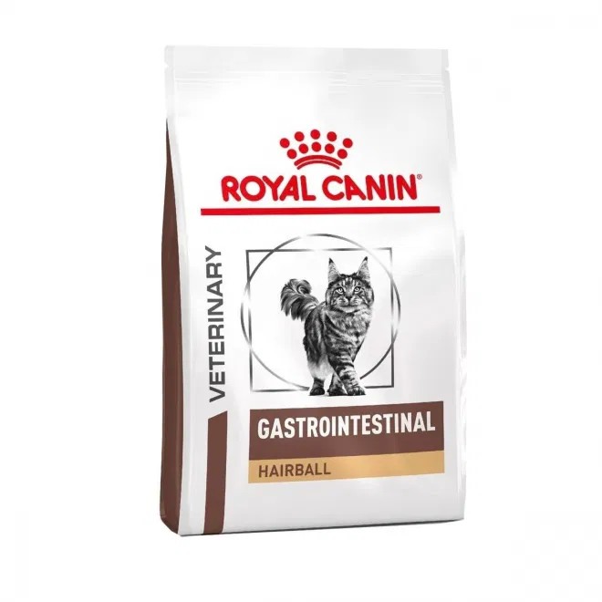 Royal Canin VD Gastrointestinal Hairball erisööt kassile, 2 kg - Tootepilt