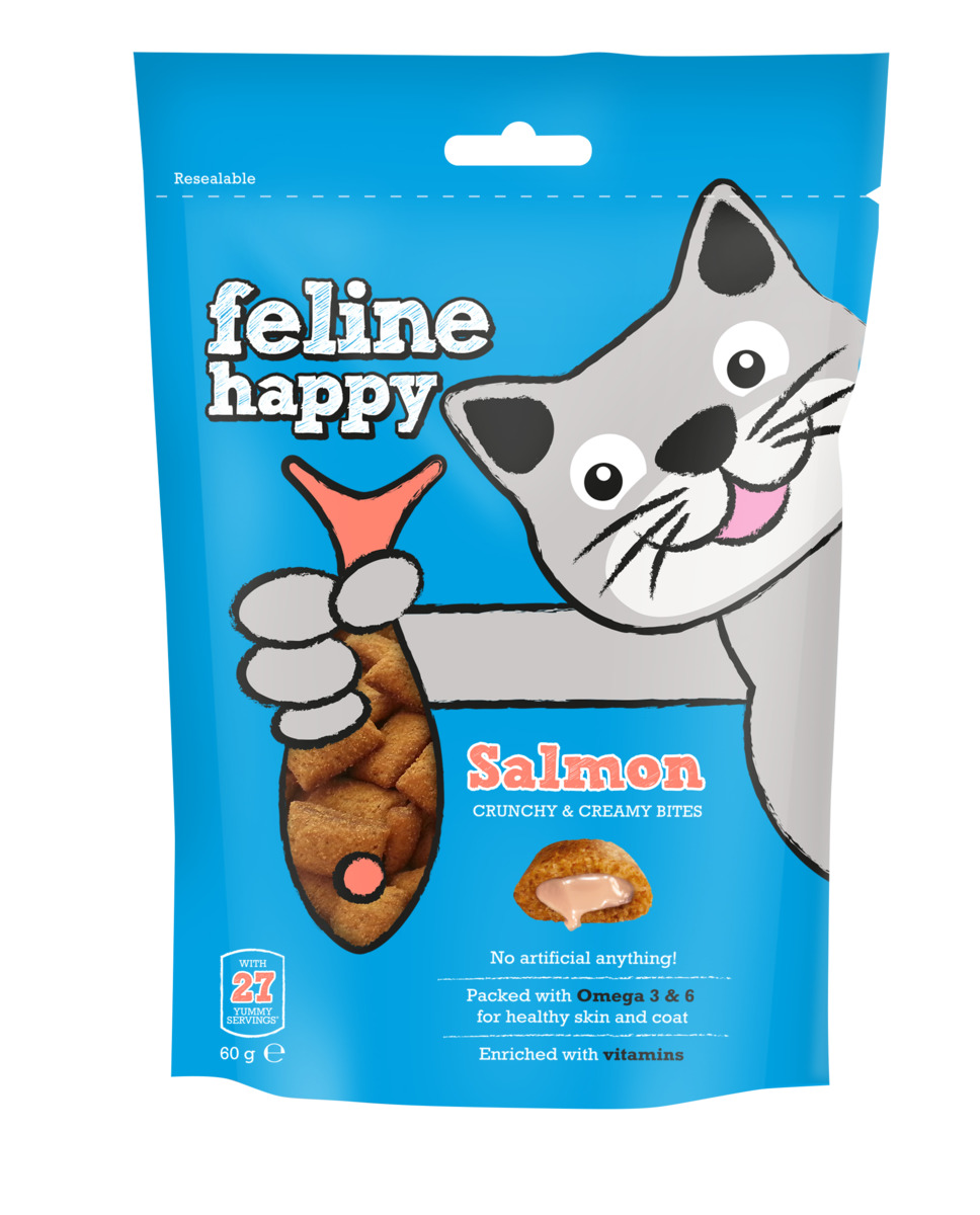 VETIQ Feline Happy gardums kaķiem, ar lasi 60g - Produkta attēls