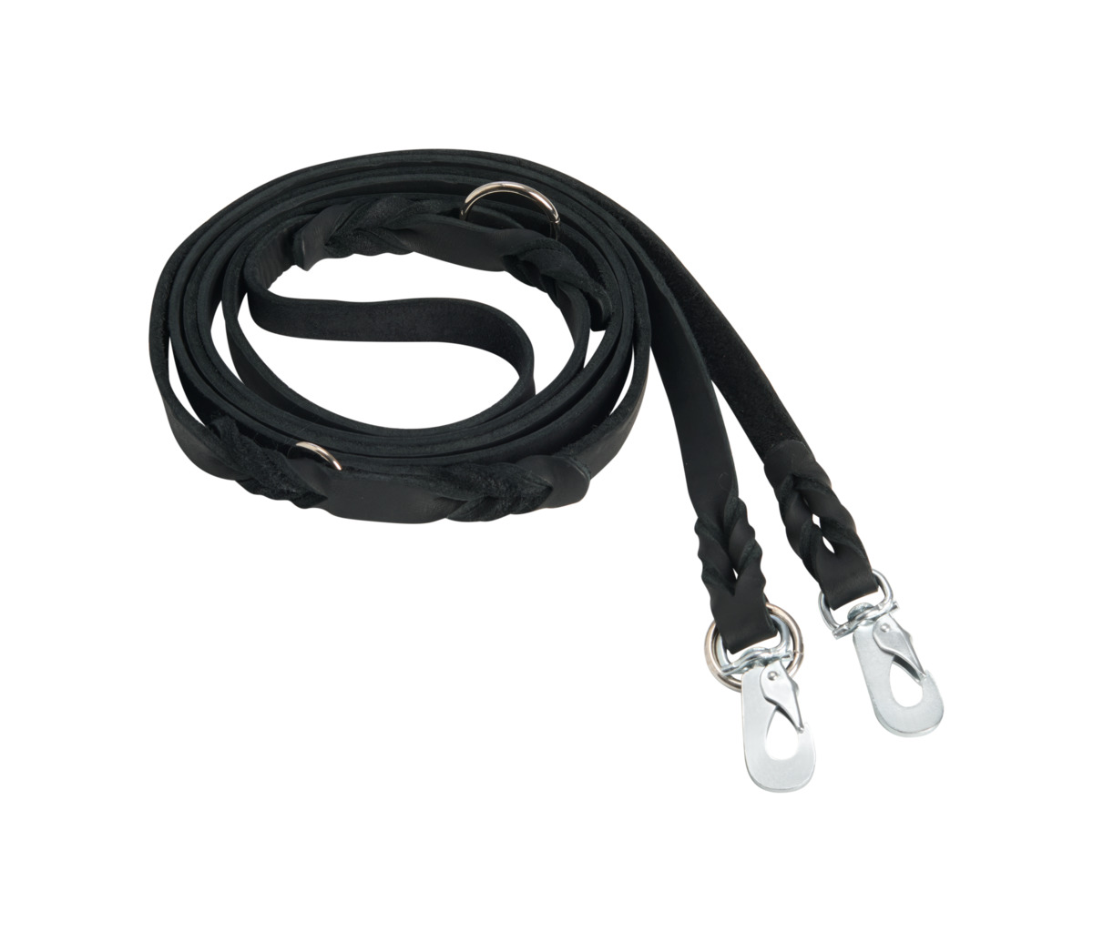 Feel daugiafunkcinis odinis pavadėlis šunims, 2,2 cm. x 1,5–3 m, juoda - 