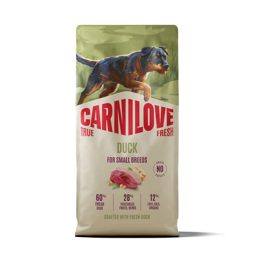 CARNILOVE True Fresh Small sausā barība suņiem, pīle, 12kg - Produkta attēls