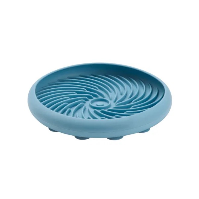 L&B Tasty enrichment plate swirl light blue -  3