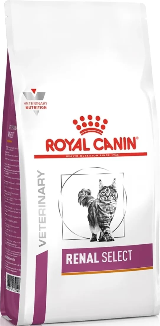 ROYAL CANIN VD Renal Select sausā barība kaķiem, 2kg - Produkta attēls