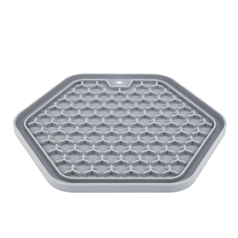 Basic Hexagon skanėstų kilimėlis, pilkas