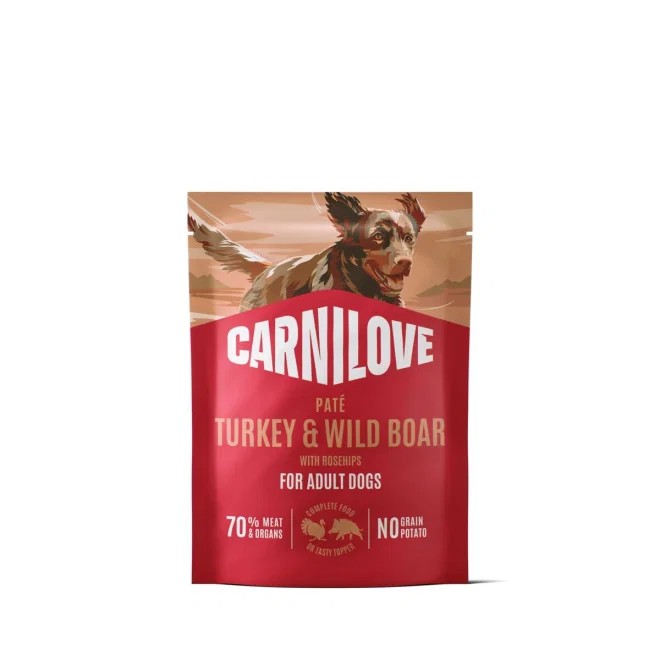 Carnilove Pate koerakonserv, kalkun/metssiga, 300 g - Tootepilt