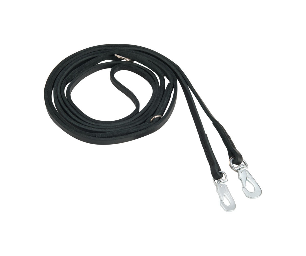 Feel daugiafunkcinis odinis pavadėlis šunims, 8 mm x 1,5–3 m, juoda - 