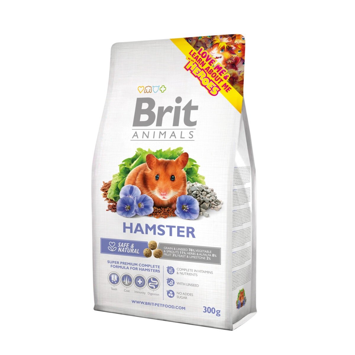 Brit Animals maistas žiurkėnams, 300g - 
