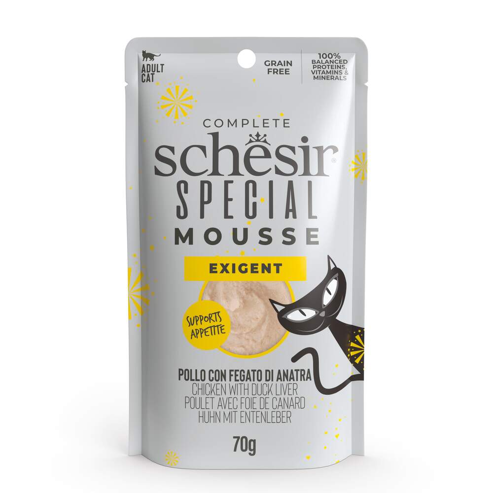 Schesir Special Exigent kassi einekott, kana/part, 70 g - Tootepilt