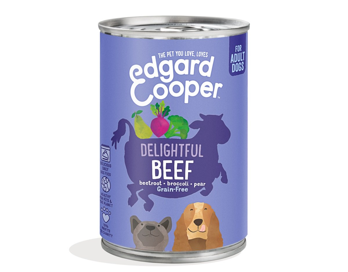 EDGARD COOPER mitrā barība suņiem, liellops, 400 g - Produkta attēls