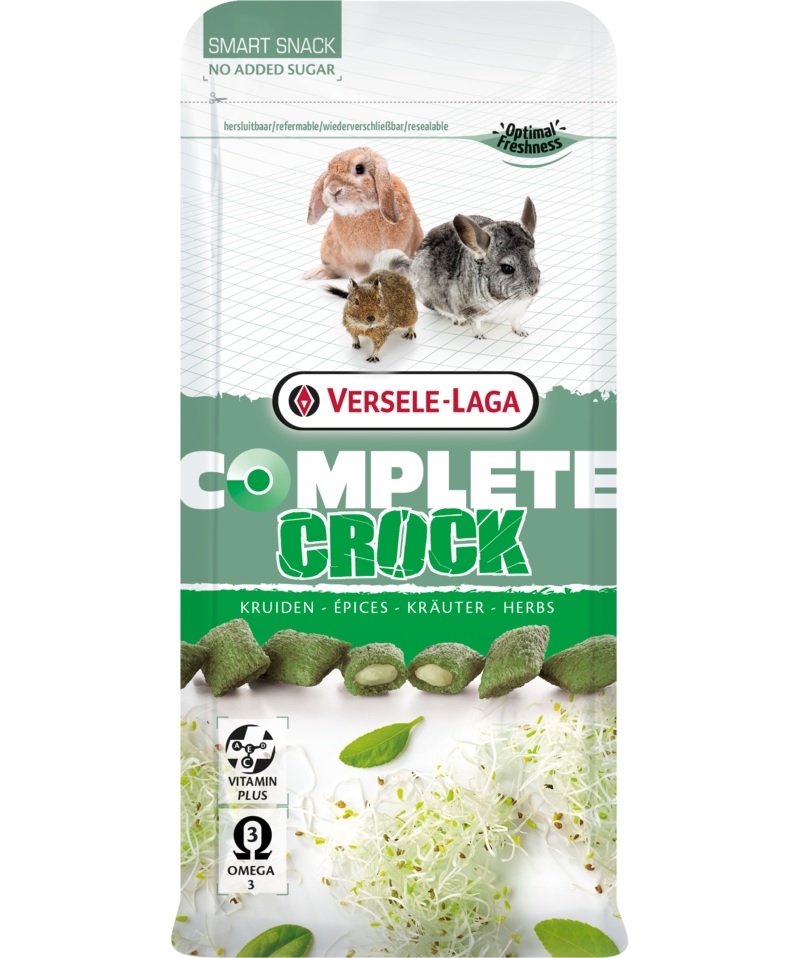 Versele-Laga Crock Complete väikelooma maius ürtidega 50 g - Tootepilt