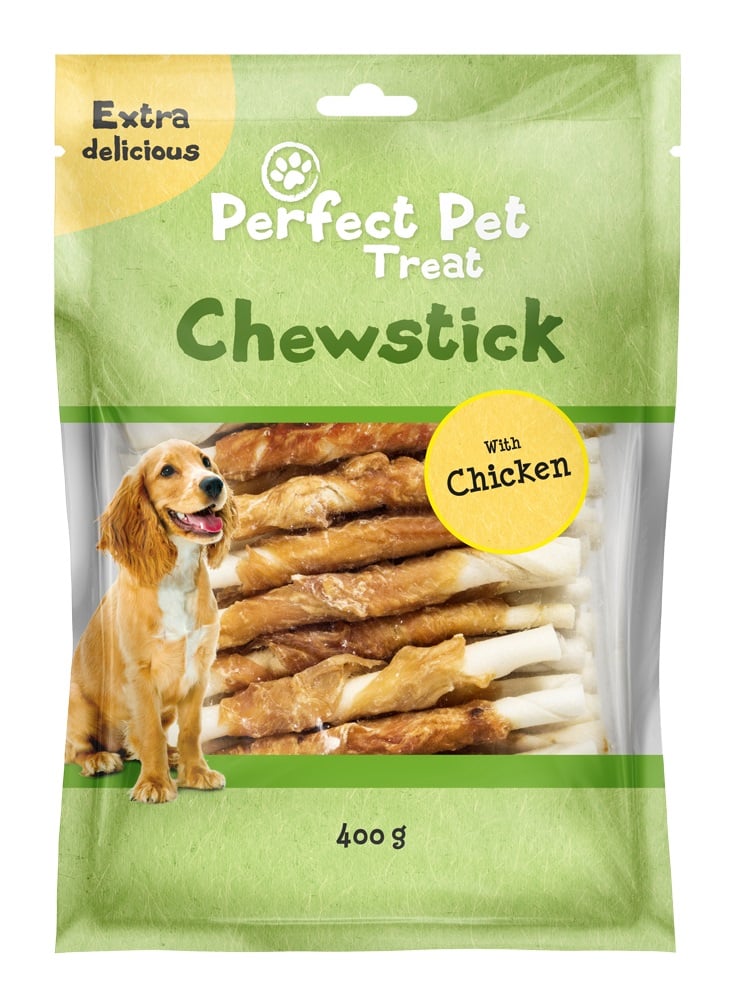 Perfect Pet Wrapped skanėstas šunims, su vištiena, 400g - 
