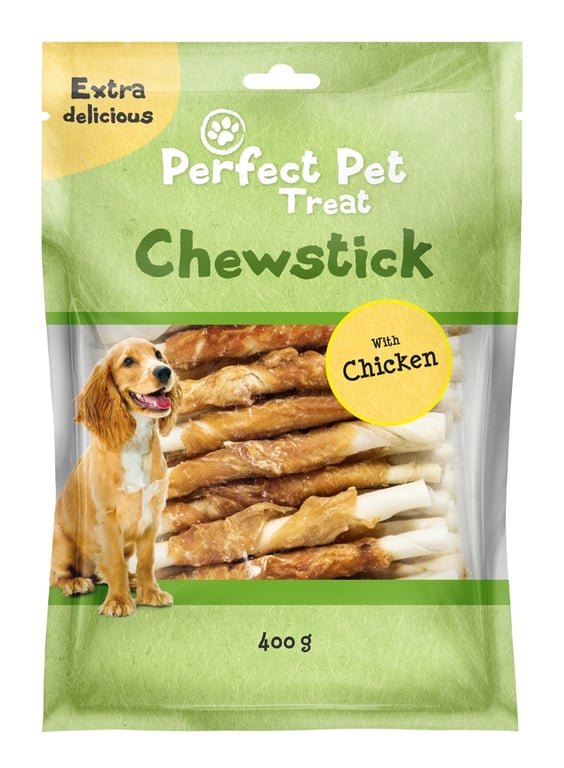 Perfect Pet Wrapped skanėstas šunims, su vištiena, 400g