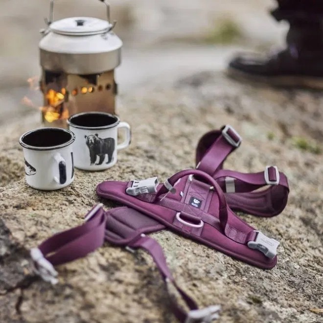 Hurtta Weekend Warrior krūšu siksna II ECO, 40–50 cm, tumši violeta - Produkta attēls 3