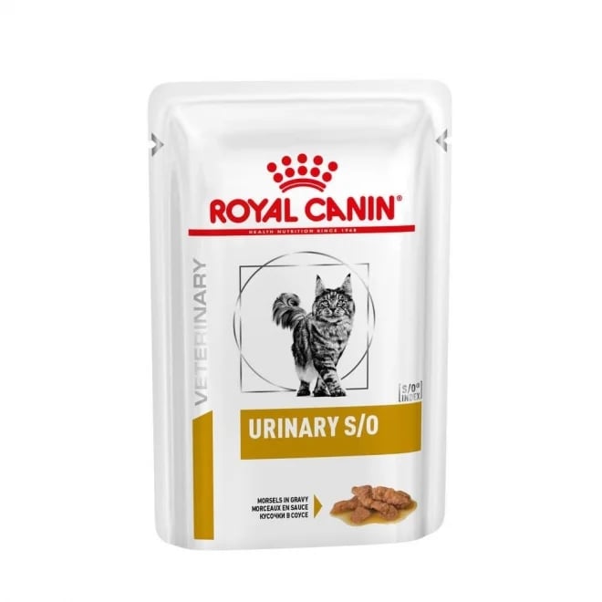 ROYAL CANIN VD Urinary S/O mitrā barība kaķiem, 12x85g - Produkta attēls