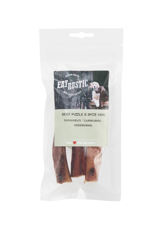 Eat Rustic natūralus skanėstas šunims-jautienos lazdelės, 3 vnt, 100 g