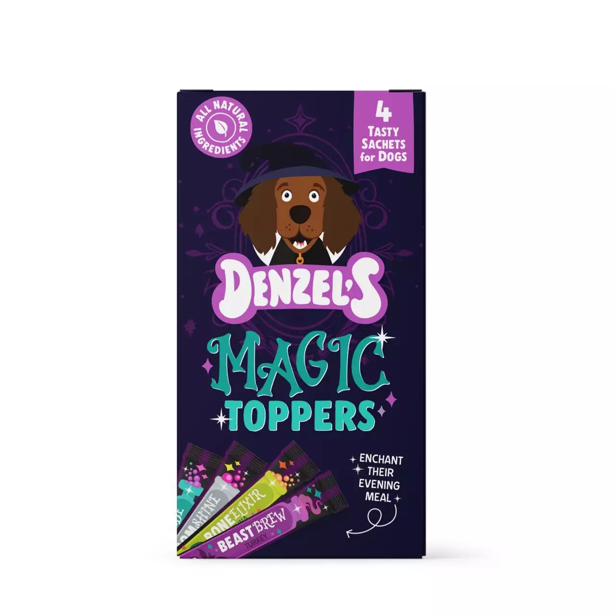 Denzel's Halloween Magic Toppers 4 × 15 g - Tootepilt