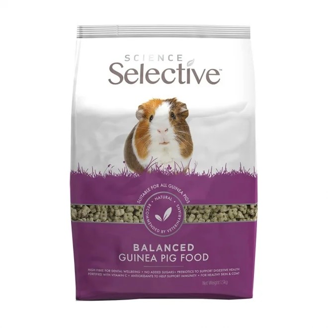 SCIENCE Selective barība jūrascūciņām, 1,5kg - Produkta attēls 1