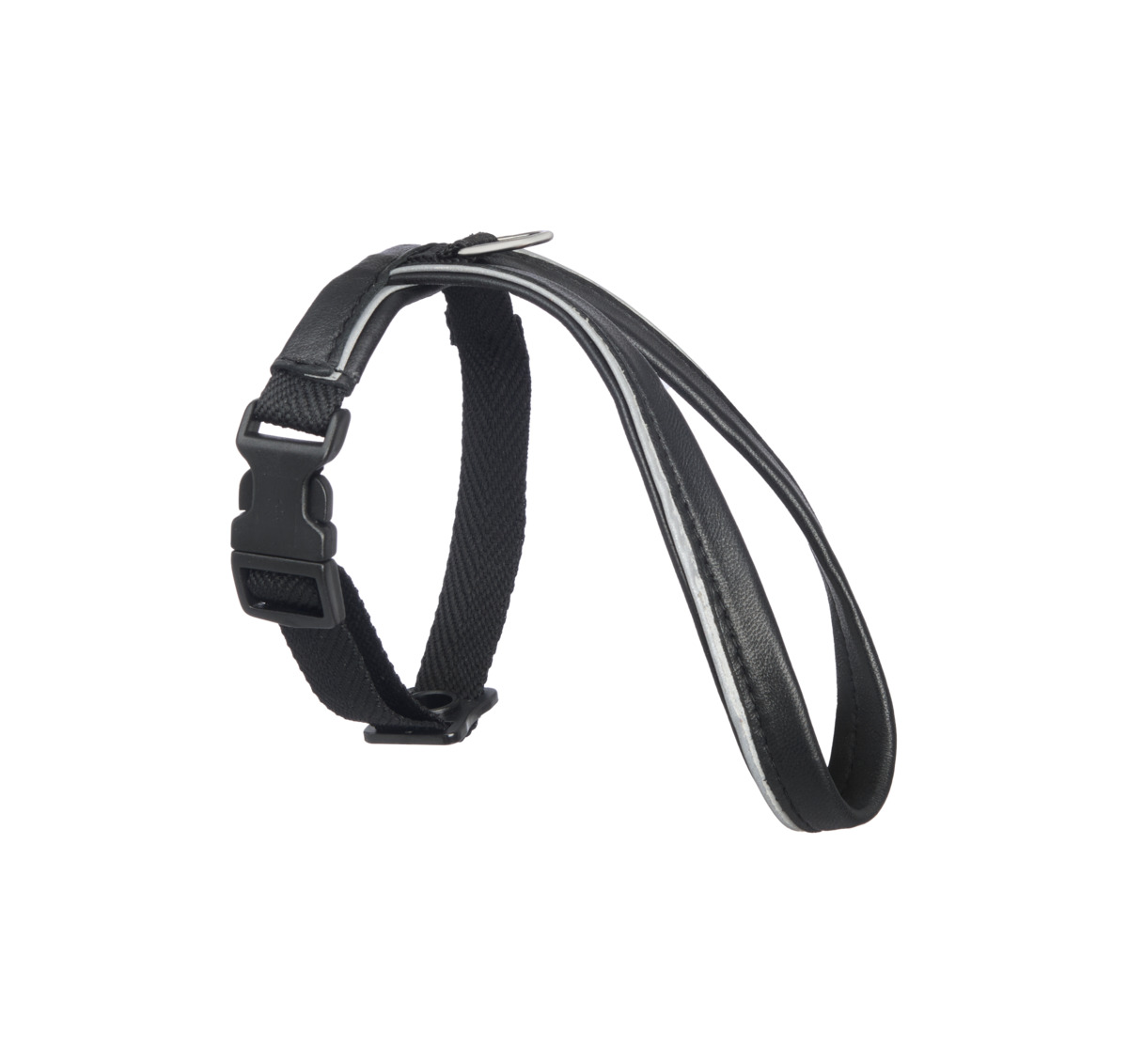 FEEL LEATHER Purr krūšu siksna kaķiem, M, melna - Produkta attēls
