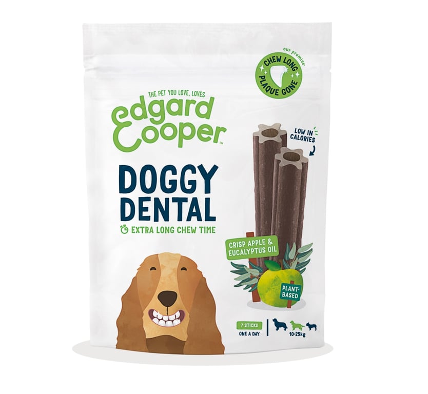 EDGARD COOPER Dental gardums suņiem āboli/eikalipts, M, 160g