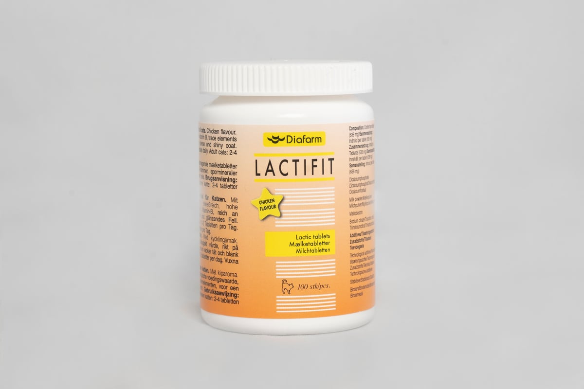 Diafarm Lactifit toidulisand kassidele N100 - Tootepilt