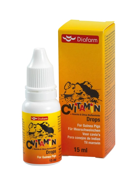 Diafarm vit.c lašai jūrų kiaulytėms 15 ml