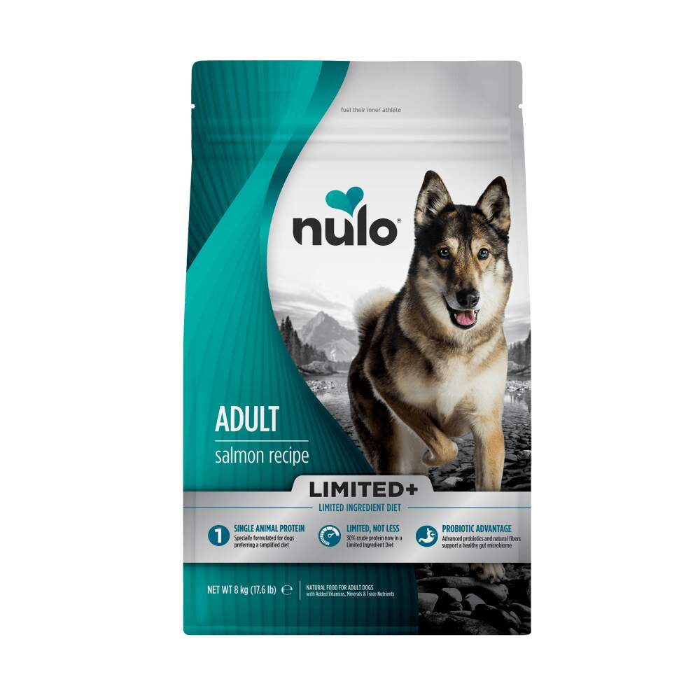 NULO Limited+ sausā barība suņiem, lasis, 8kg - Produkta attēls