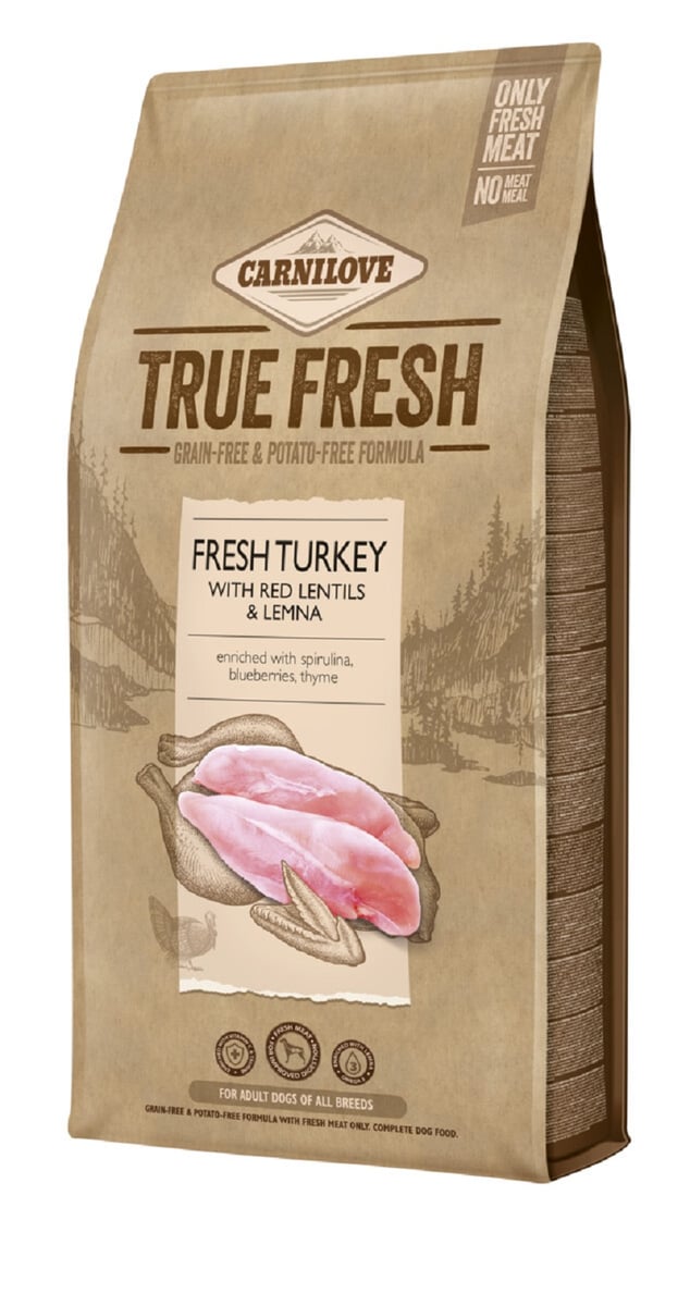 Carnilove True Fresh koera kuivtoit, kalkun, 11,4 kg - Tootepilt