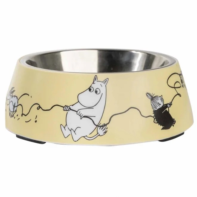 Moomin for Pets dubenėlis, geltonas, M -  1
