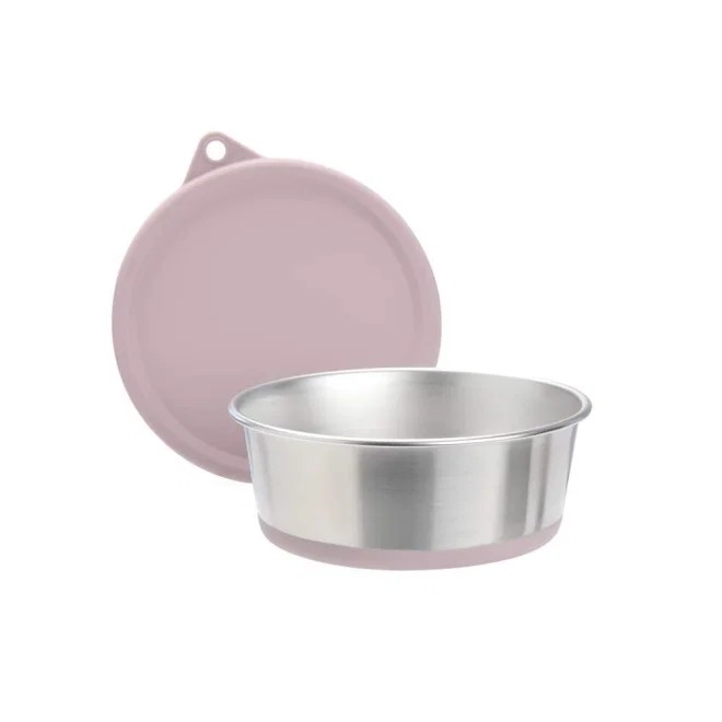 Little & Bigger DinnerTime metāla bļoda ar vāku, 17 cm - Produkta attēls 1