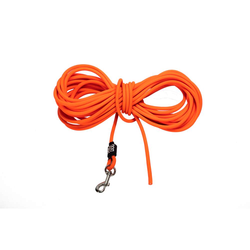 Pro Dog PVC Training jäljerihm 6 mm x 10 m oranž - Tootepilt