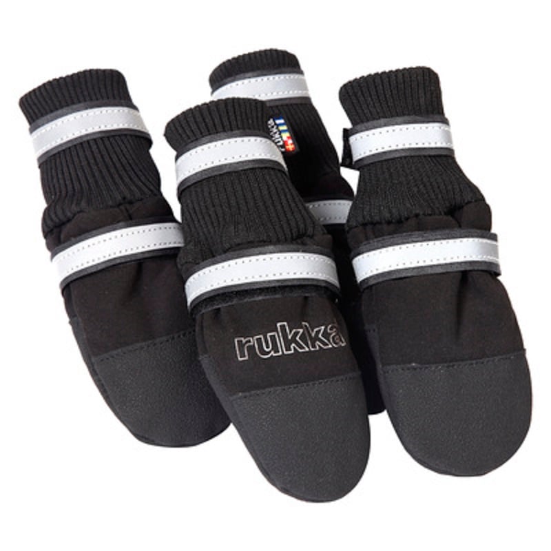Rukka Thermal batai šunims, 4 vnt. 5 dydis, juodi -  1