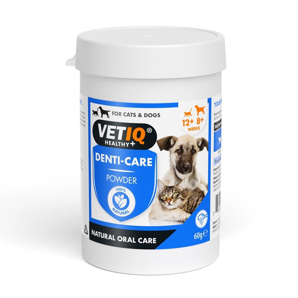 VETIQ Denti-Care dantų priežiūros milteliai, 60 g -  1
