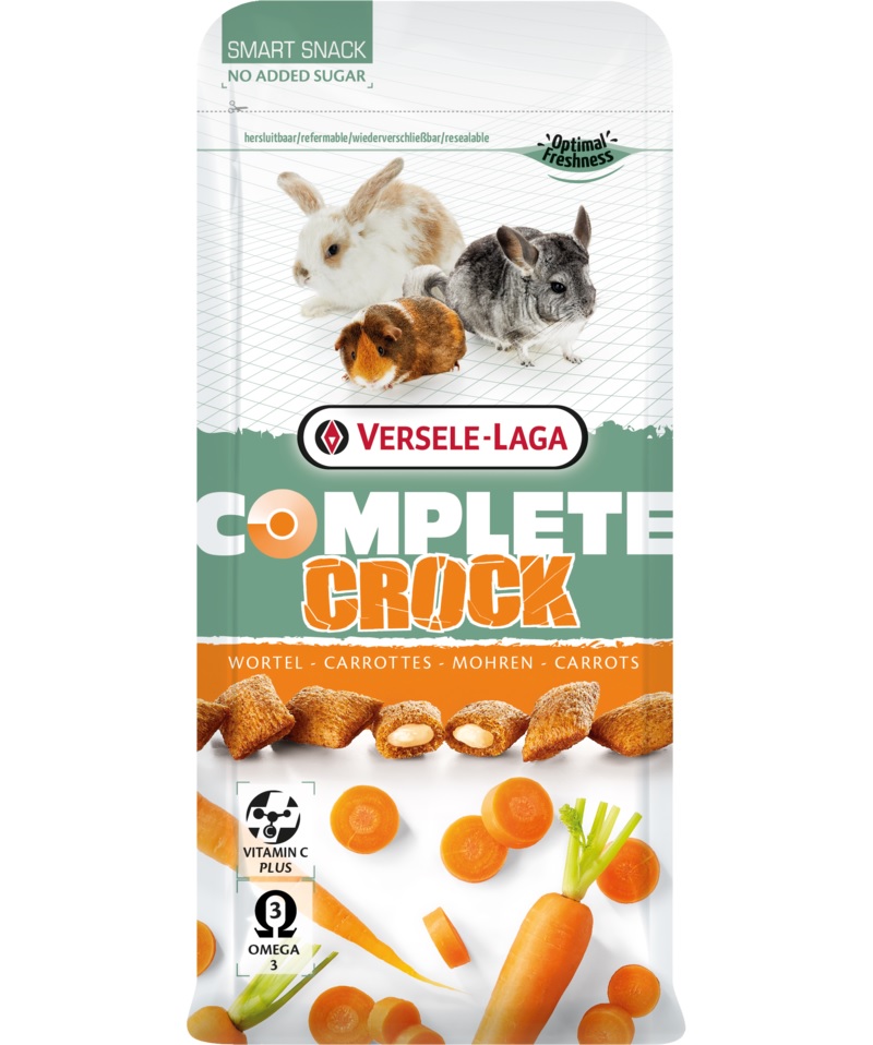 Versele-Laga Crock Complete väikelooma maius porgandiga 50 g - Tootepilt