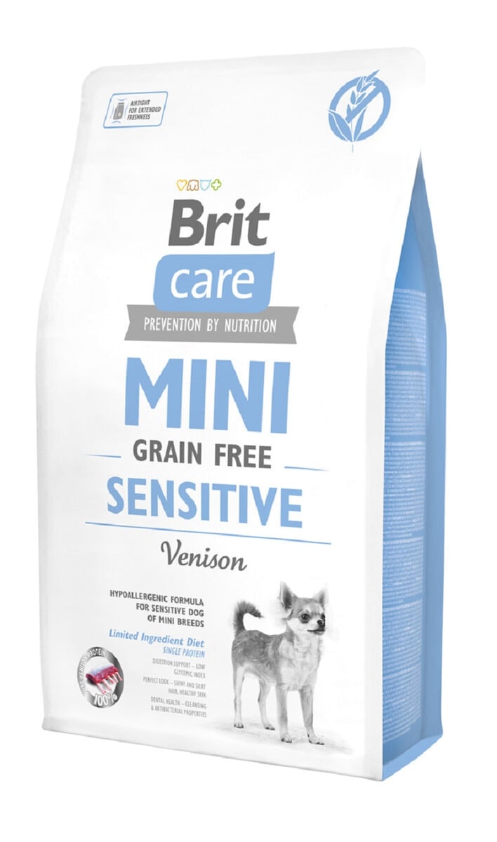 Brit Care Mini begrūdis maistas mažiems šunims, 2kg - 