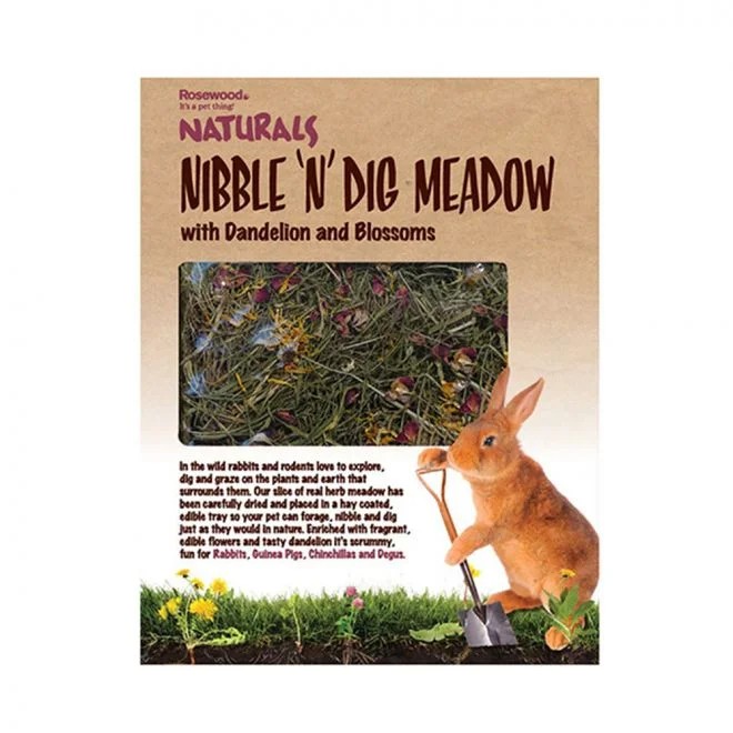 Rosewood Nibble’n’Dig Meadow barības un rotaļu paklājs mazajiem dzīvniekiem - Produkta attēls 1