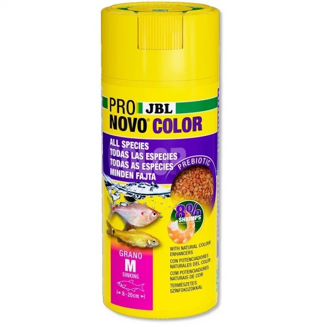 JBL Pronovo Color Grano graanulsööt M 250 ml Click-doseerijaga - Tootepilt 1