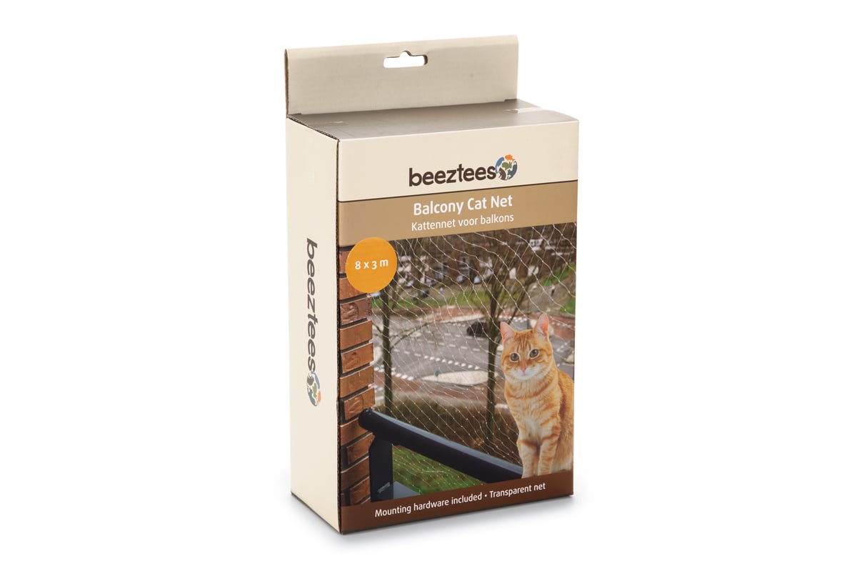BEEZTEES balkona tīkls kaķiem 8 x 3 m - Produkta attēls 1