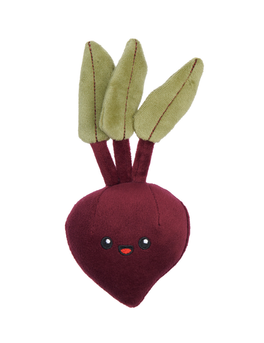 Little & Bigger minkštas žaislas šunims,  burokėlis, 19 × 8,5 × 5 cm - 