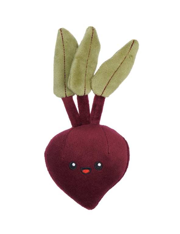 Little & Bigger minkštas žaislas šunims,  burokėlis, 19 × 8,5 × 5 cm